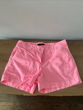 J. Crew Pink Cotton Bermuda Shorts